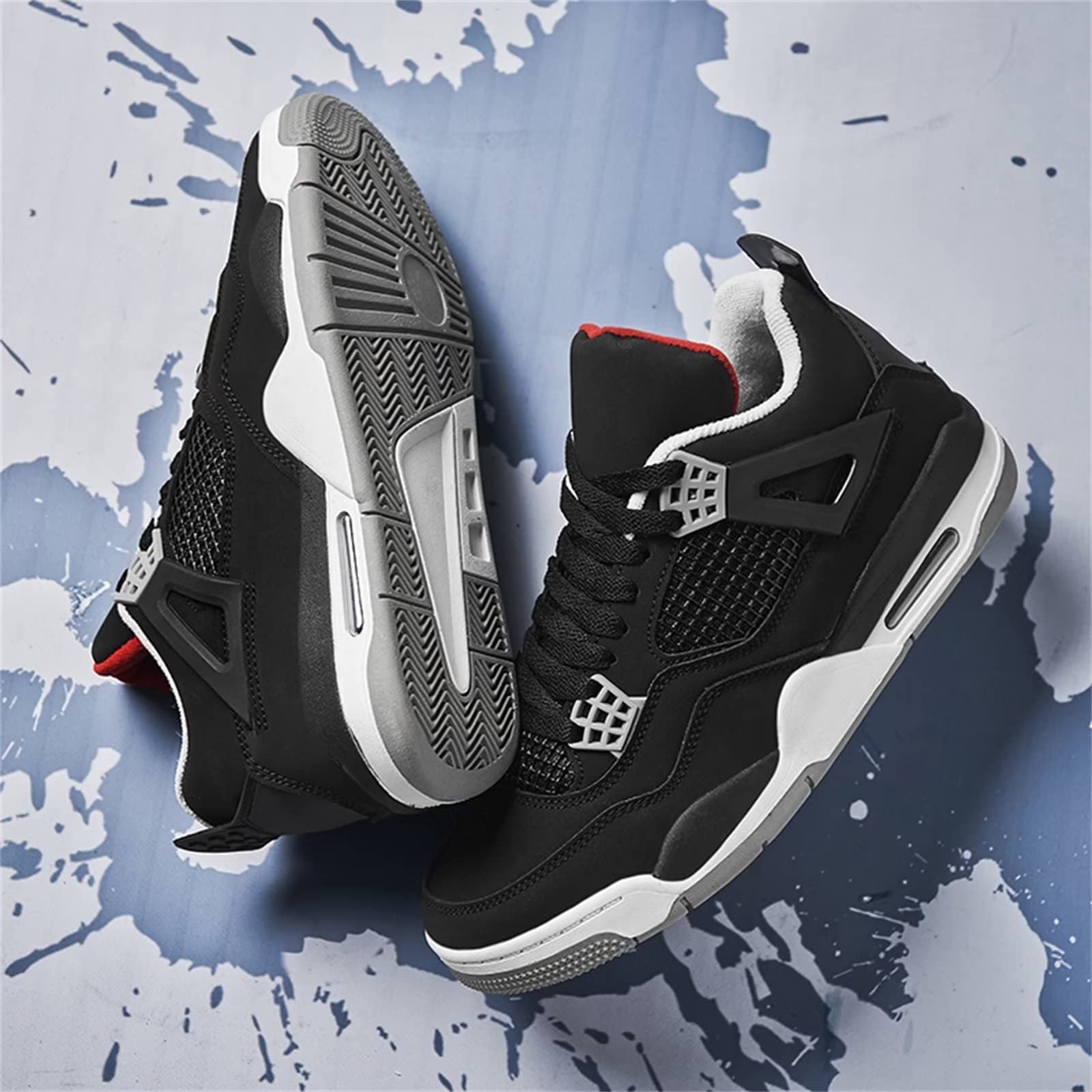 Air 4 Retro Zapatillas de skate clásicas para hombre zapatillas de baloncesto informales para trabajo correr caminar