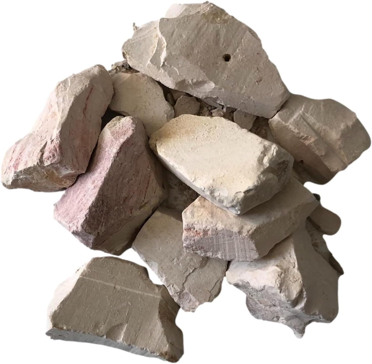 Kaolin naturel du Cameroun – Argile blanche en morceaux pour usage externe et traditionnel – 100 g