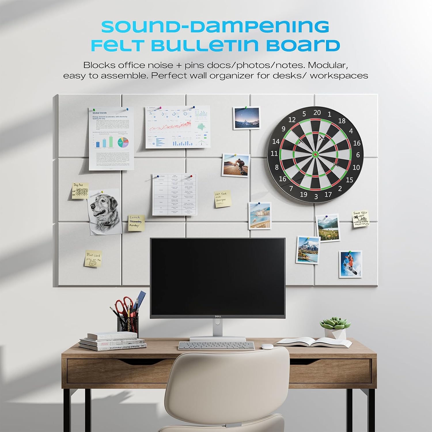 12 Pack Self-Adhesive Acoustic Panels, 12" X 12" X 0.4" High-Density Polyester Sound Proof Foam Panels for Walls, Soundproof Wall Panels for Home & Office (White)