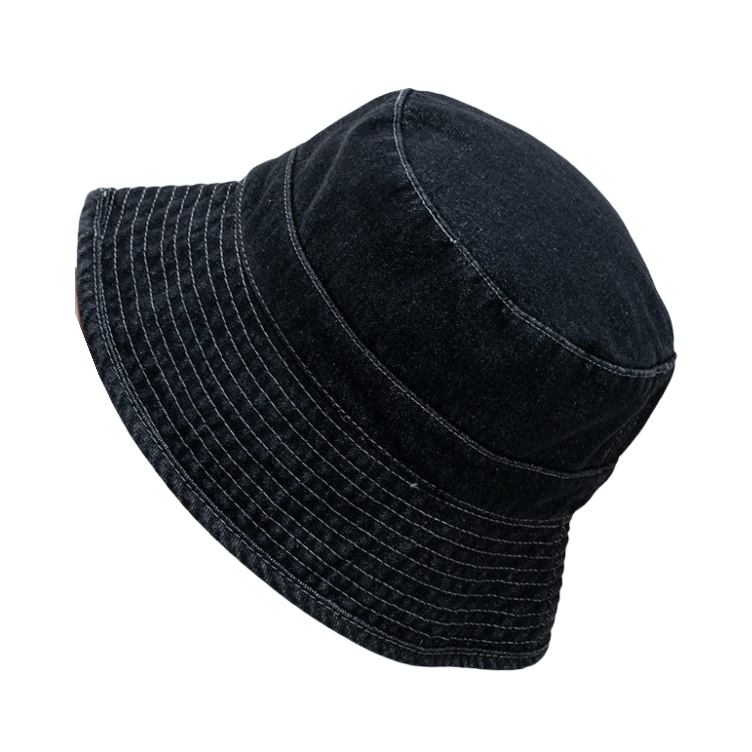 Fidra Fashion Accessories Unisex Denim Black Fidra Denim Bucket Hat Adjustable 100% Cotton 3 Colours. Fast Uk Post (Denim Black)