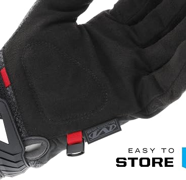 Mechanix Wear: ColdWork Original Winter Work Gloves with Secure Fit, Equipped with 40g 3M Thinsulate, Wind + Water Resistant, Touch Capable Winter Gloves, For Mild Cold Weather (Black/Gray, Small)