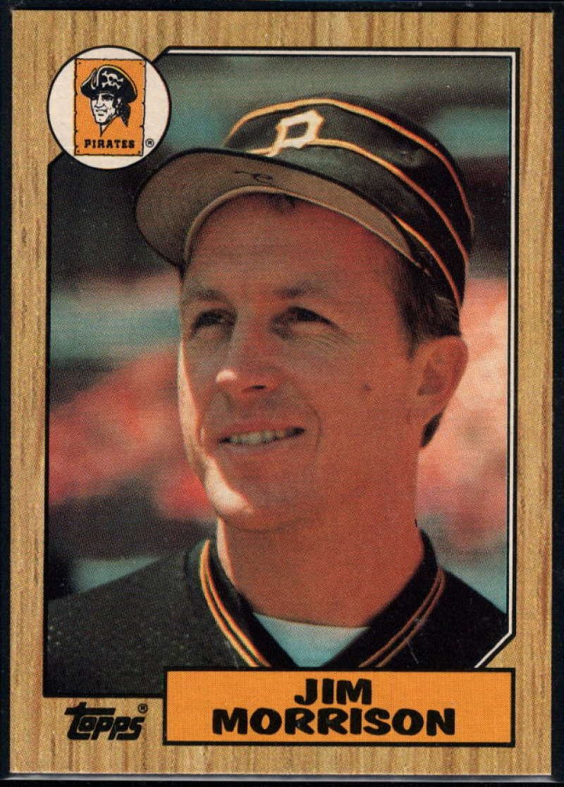 Amazon.com: 1987 Topps Baseball #237 Jim Morrison Pittsburgh
