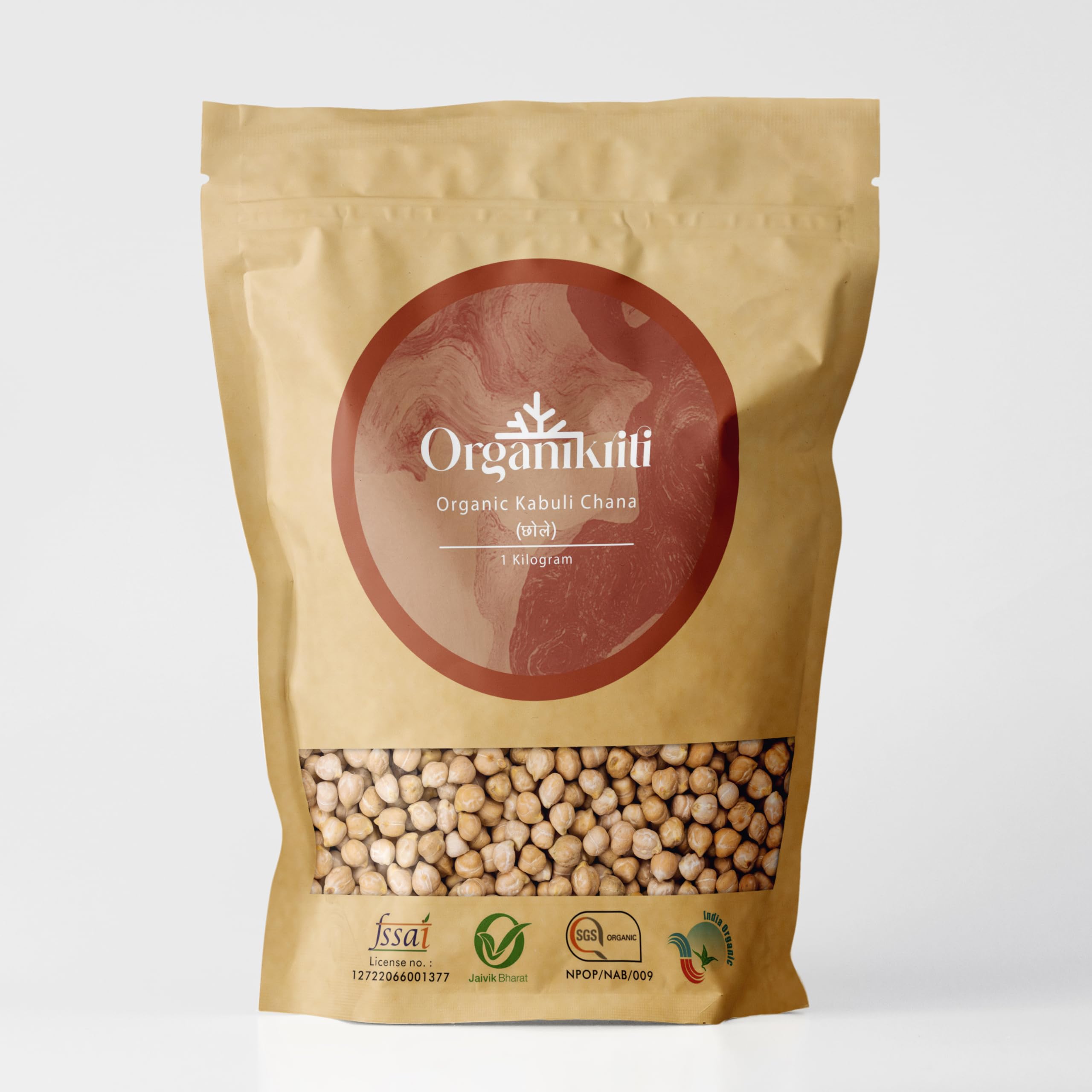 Organikriti Organic Kabuli Chana - 1KG | Rich in Protein | No Cholesterol No Additives | Organic Unpolished Healthy Chana | Chemical Free & Pesticides Free | Naturally Low in Fat (B0CFHP594H) Amazon Price History, Amazon Price Tracker