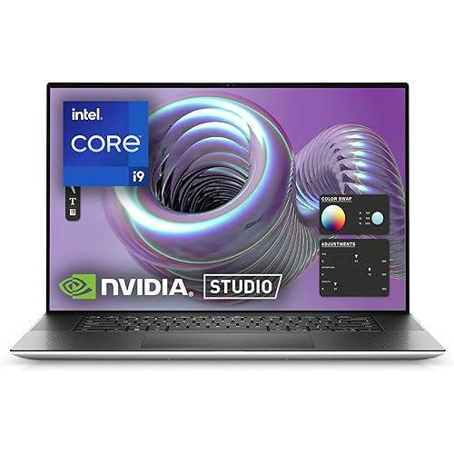 Dell XPS 17 9710, 17 inch UHD+ Touchscreen Laptop - Intel Core i9-11900H, 32GB DDR4 RAM, 1TB SSD, NVIDIA GeForce RTX 3060 6GB GDDR6, Windows 11 Pro - Platinum Silver with Pro Support
