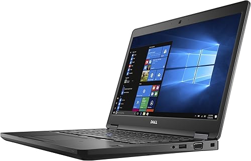 Dell Latitude 5480 - Laptop empresarial HD de 14 pulgadas, Intel Core i7-6600U, 16 GB de RAM, SSD de estado sólido de 512 GB, HDMI, cámara, WiFi,