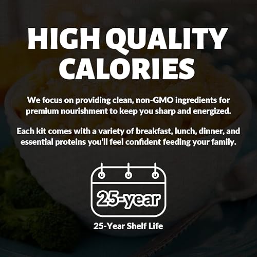 Miniatura 3 de Valley Food Storage Kit de suministro de alimentos a largo plazo de 15 días  175 porciones, 2.65oz + proteína diaria y más de 1,800 calorías por día