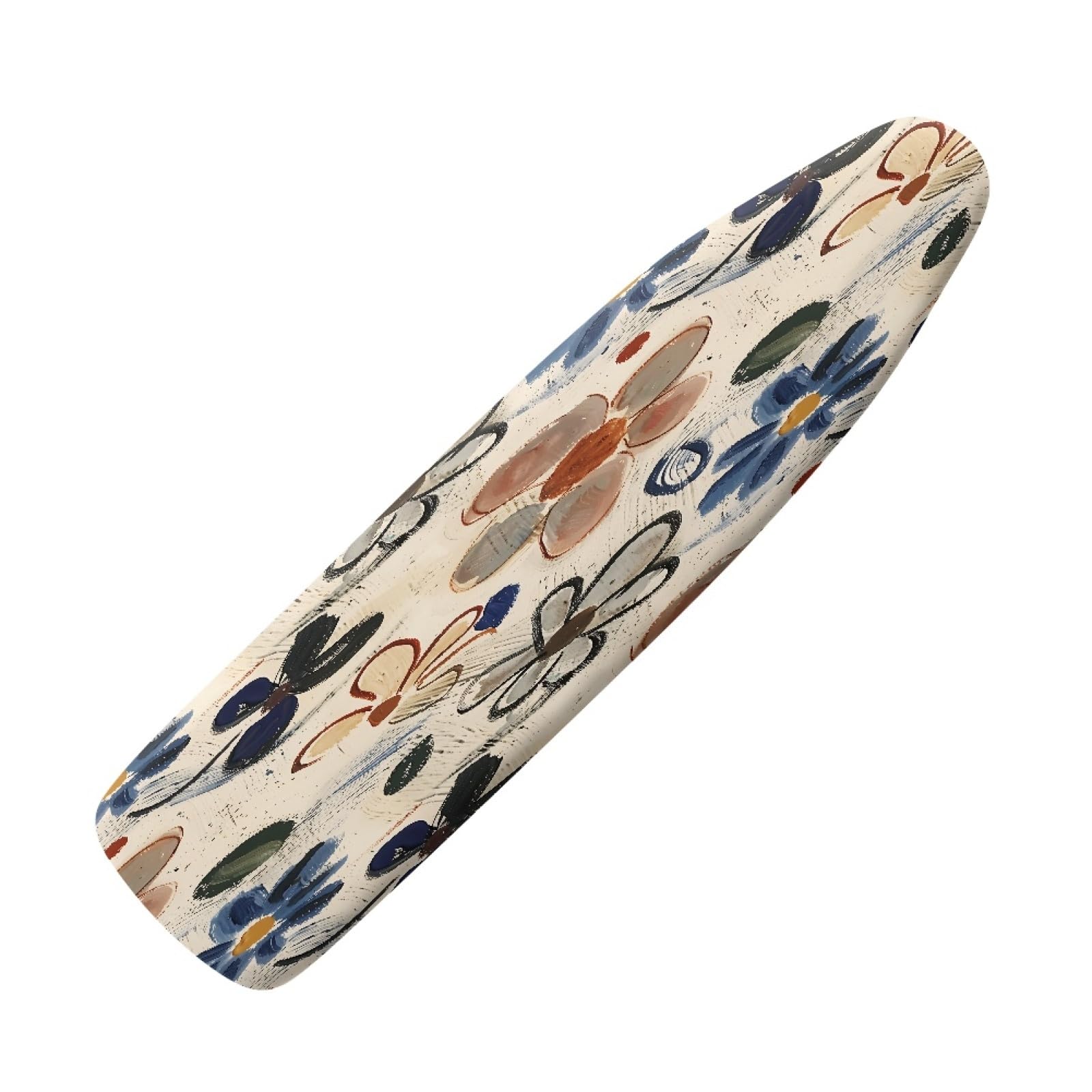 Ironing Board Covers 135 x 45 Colorful Flowers Bungee Elasticated with Padding, Resists Scorching and Easy Fit Mini & Portable Ironing Boards Cover