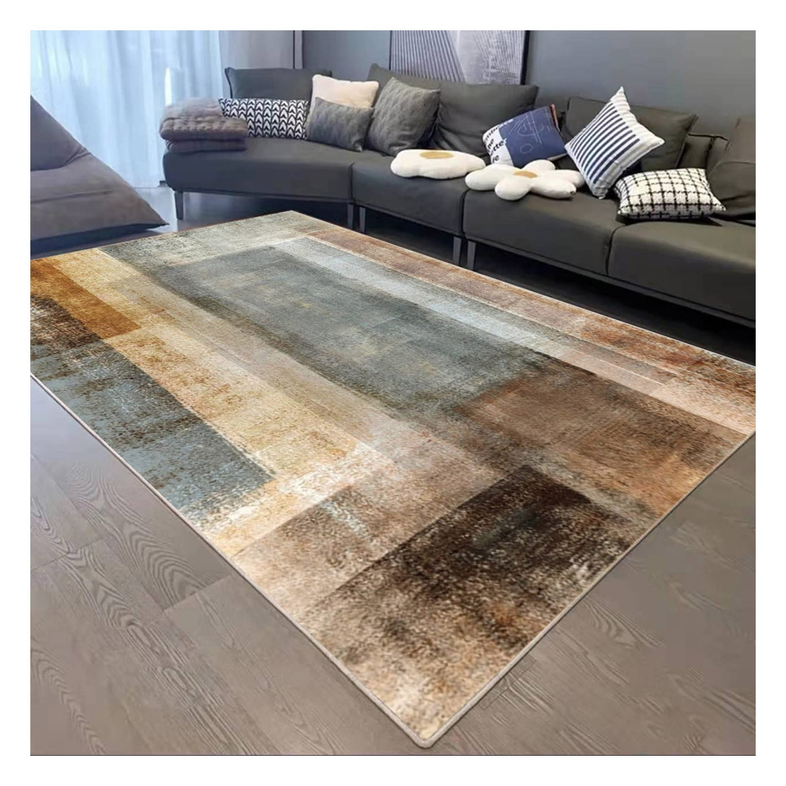 Tapis de sol anti-rayures pour bureau et salon moderne qui protège la maison