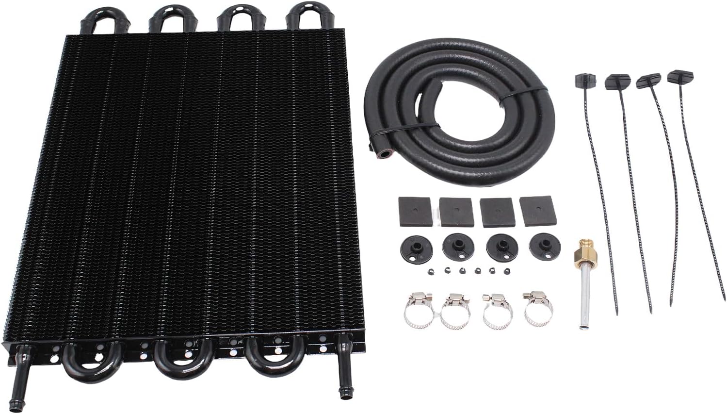 Efficient 8 Row Transmission Oil Cooling Set Auto Manual Radiator Converter With Installation Accessories For Auto Use Transmission Fluid Radiator