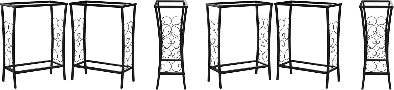 Aquatic Fundamentals Metal Aquarium Stand (10 Gallon, Black)