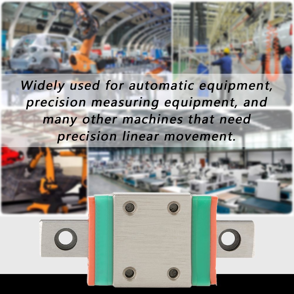 Linear Rail, Miniature Linear Slider LWL7B Metal Linear Motion Slide Rail Devices 7mm Width Slide, Linear Motion Guides (40mm)