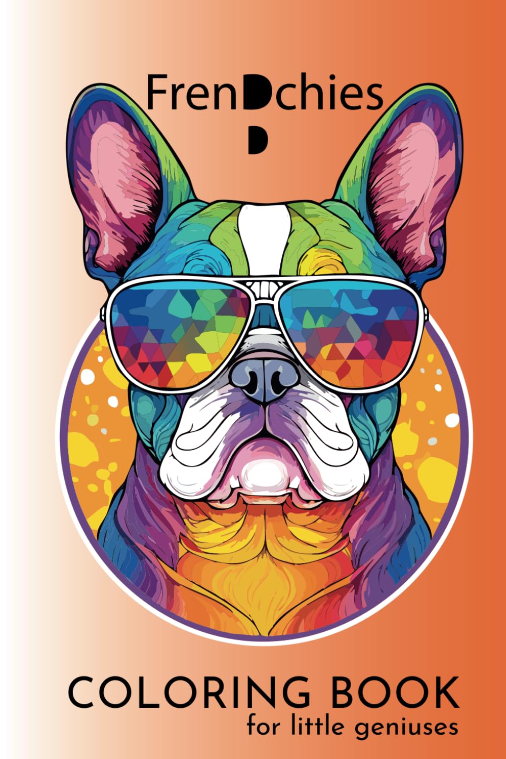 Coloring book french bulldogs: for kids