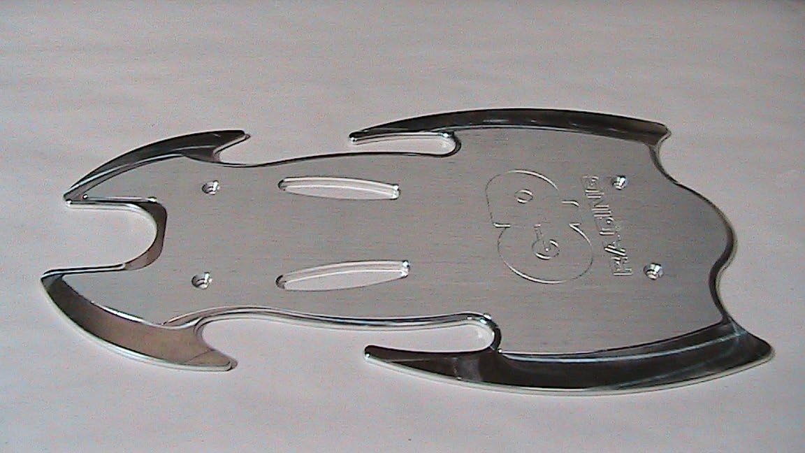 SILVER GP RACING "BAT" for GOPED SPORT Model AFTERMARKET DECK