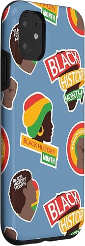 Miniatura 9 de iPhone 14 Black History Month Proud African Pride Pattern Case