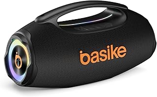Basike caixa de som bluetooth portátil 80w rms (pico 120w) tws