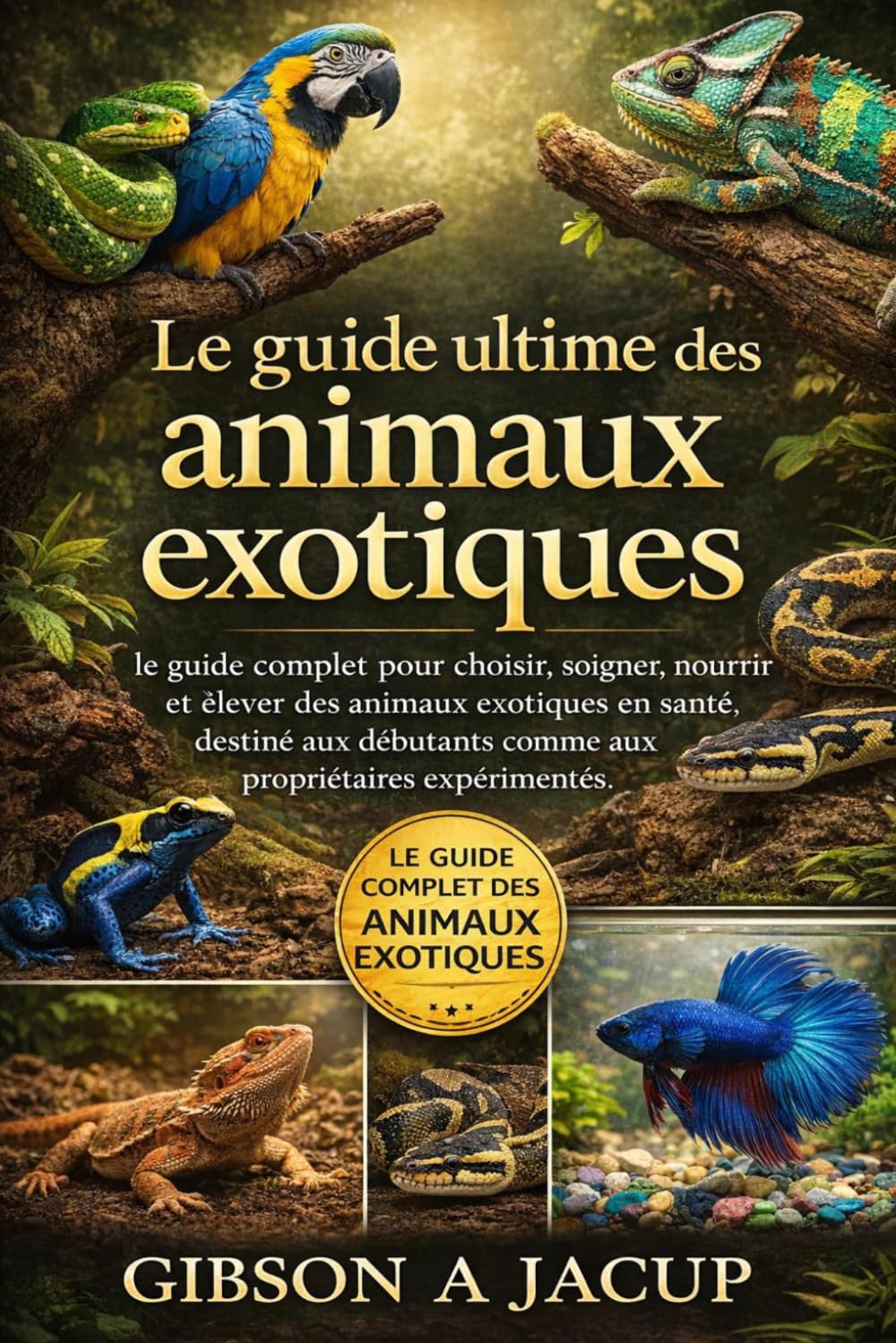 Le guide ultime des animaux exotiques: le guide complet pour choisir, soigner, nourrir et élever des animaux exotiques en bonne santé, destiné aux débutants comme aux propriétaires expérimentés