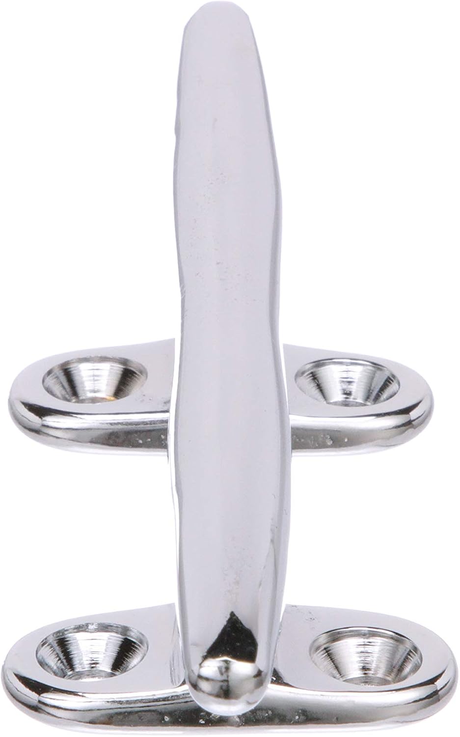 Seachoice Hollow Base Yacht Cleat, Chrome-Plated Cast Brass, Various Lengths