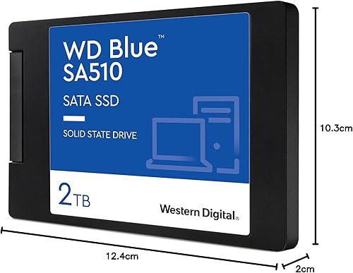 Miniatura 7 de Western Digital WDS400T3B0A - Unidad interna de estado sólido SSD de 4 TB WD SA510 SATA - SATA III 6 Gbs, 2,5"7 mm, hasta 560 MBs