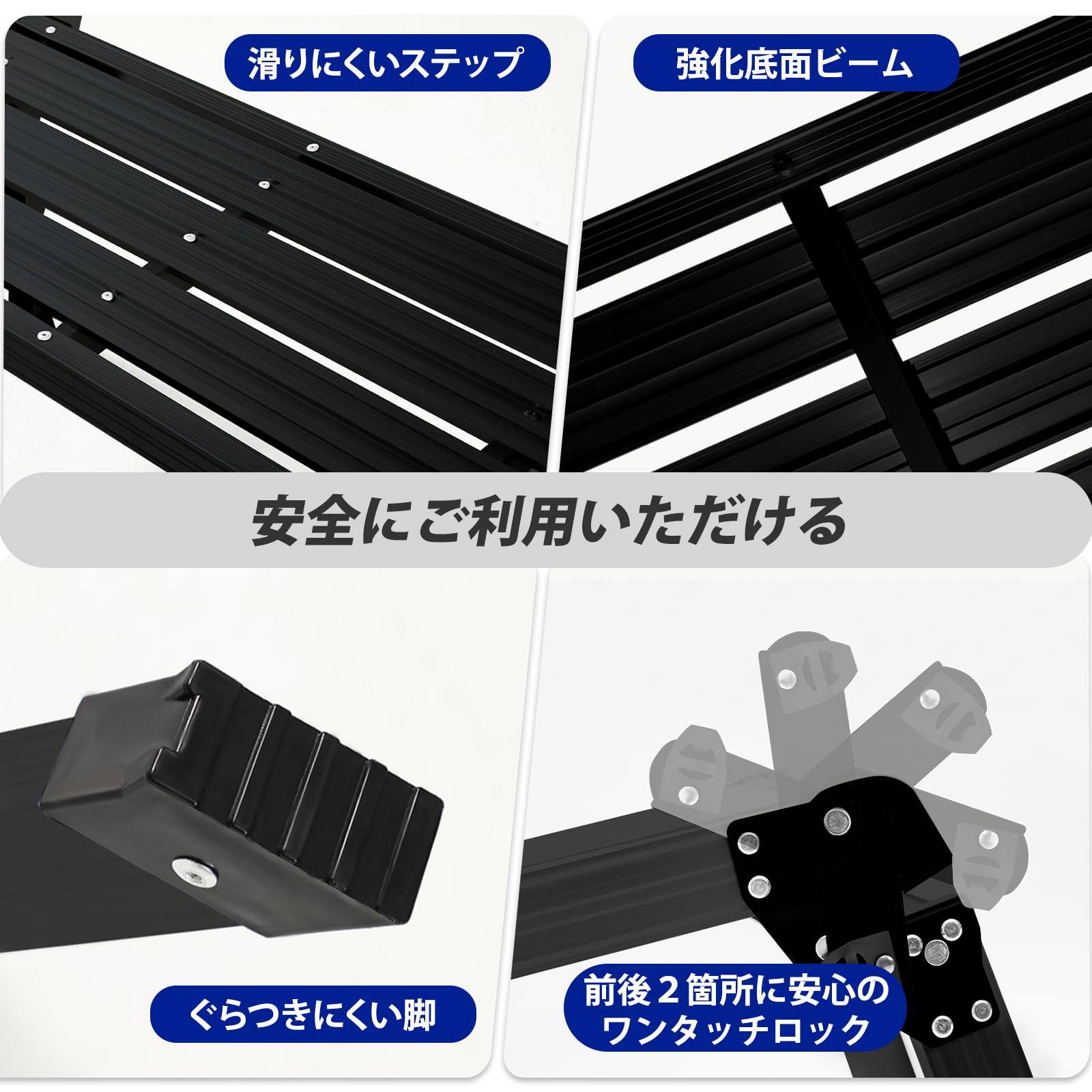 Amazon.co.jp: RIKADE 足場台 アルミ 脚立 洗車台 踏み台 脚立台 耐