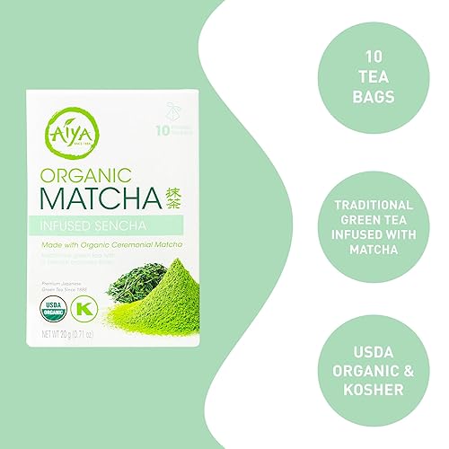 Vista 8 de Aiya Gyokuro orgánico con infusión de matcha Té verde matcha ceremonial orgánico, gyokuro orgánico 10