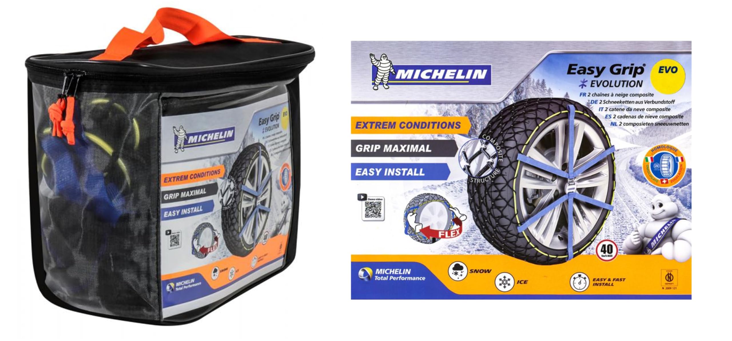 CATENE DA NEVE per auto OMOLOGATE Specifiche per Qashqai con sezione Ruote Gomme Cerchio 215/55-18