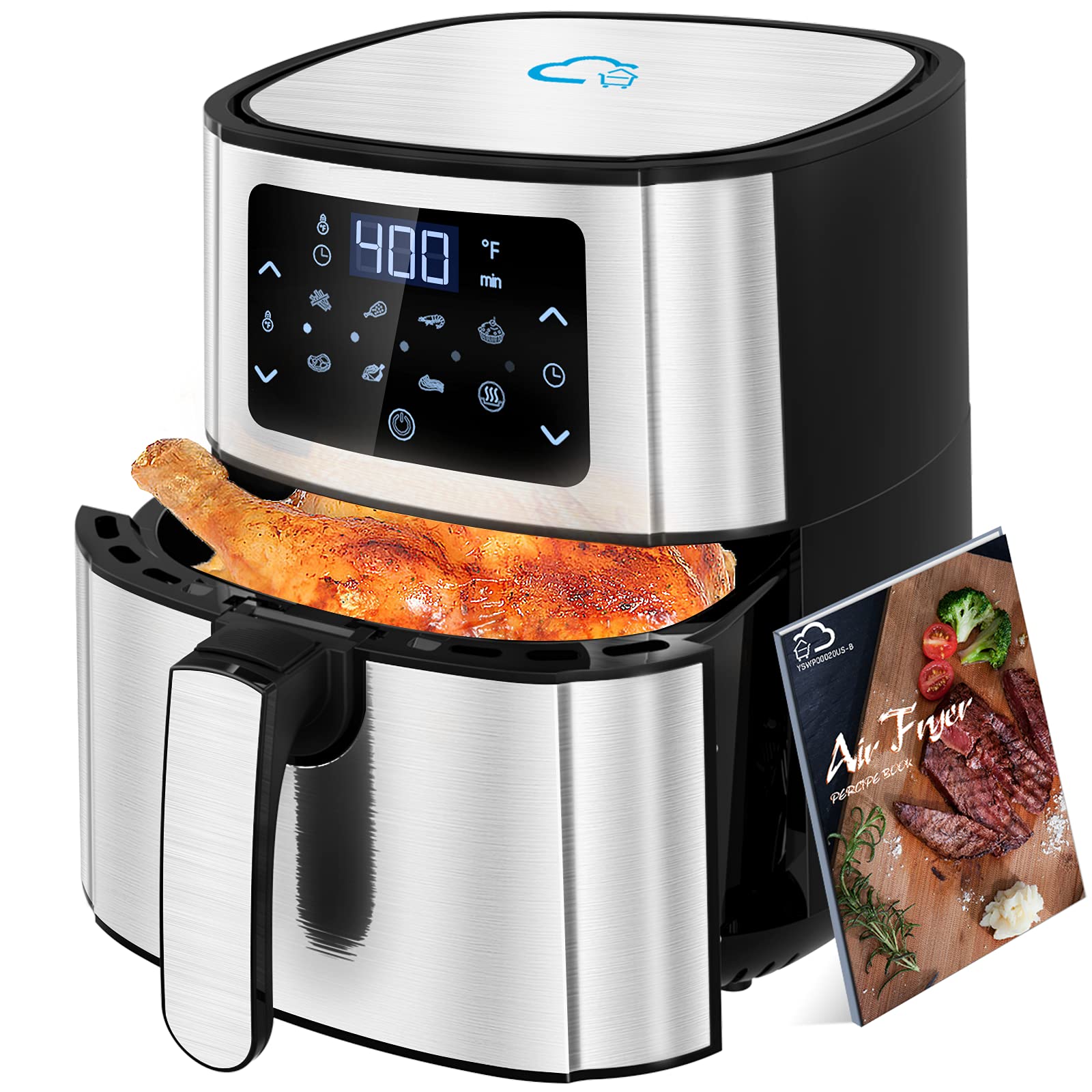 Buy Air Fryer, Nebulastone 6QT Electric Oven Oilless Cooker LCD Touch