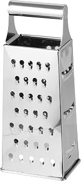Fackelmann 7.9 x 3.5 x 2.8" Stainless Steel Pyramid Grater, Silver