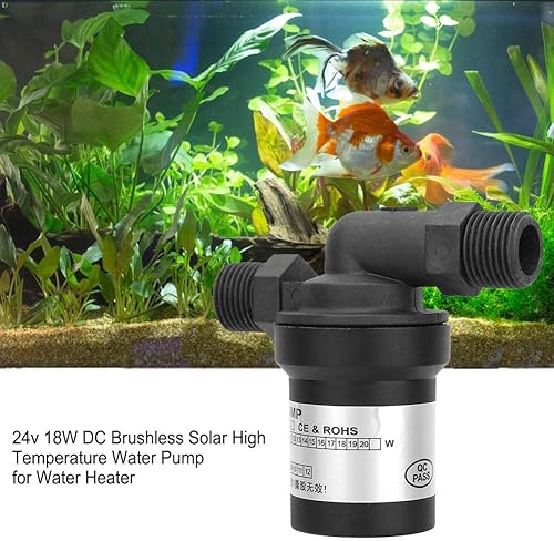 Miniatura 2 de Bomba de agua solar, bomba de agua solar de alta temperatura sin escobillas de 24 V CC, eléctrica portátil para calentador de agua, para industria,