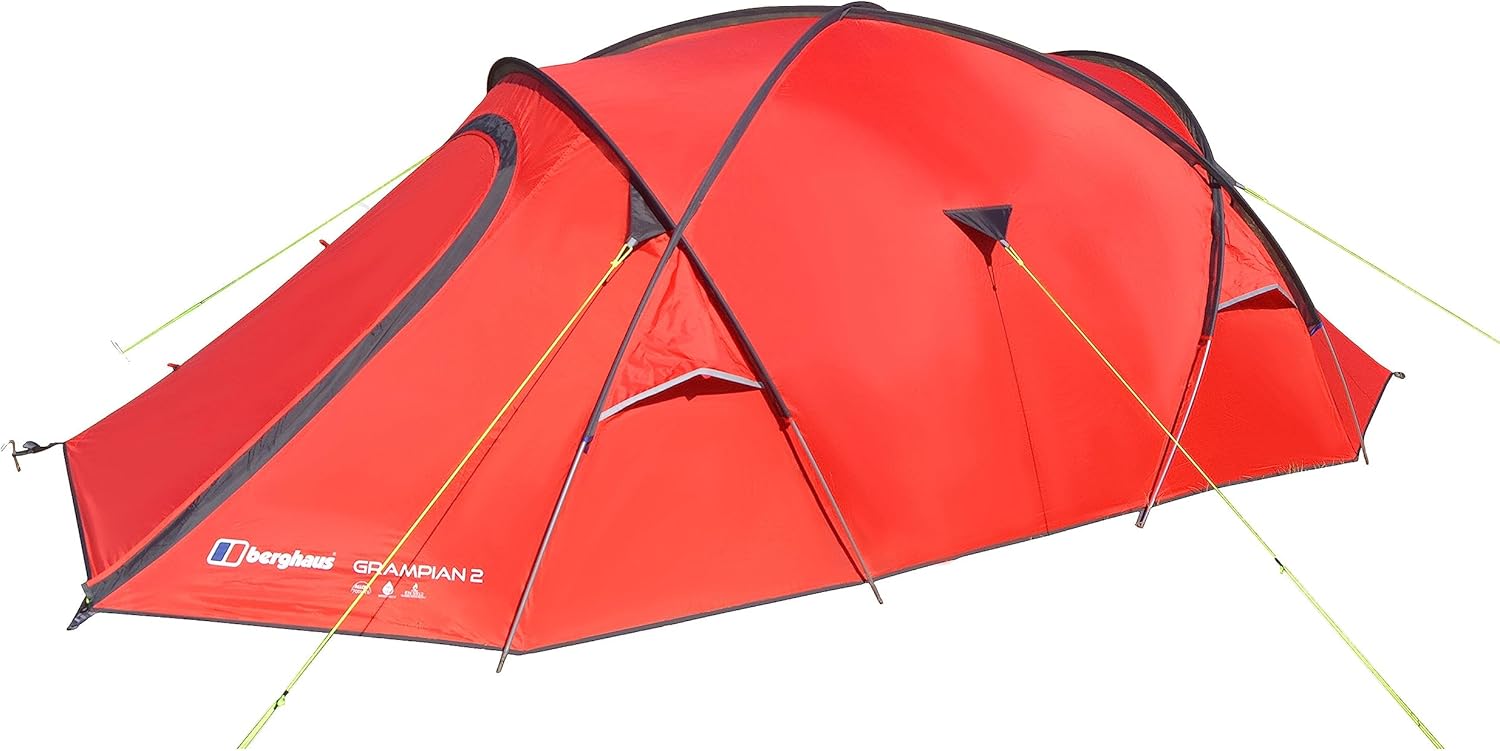 Berghaus Cairngorm 3 Tent for 3 People for Harsh Weather Conditions, All Seasons, 3 Man, Compact, Lightweight