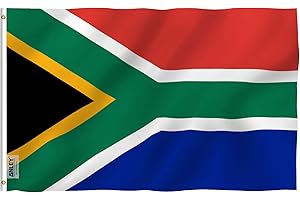 Anley Fly Breeze 3x5 Foot South Africa Flag: Vivid Color and Fade Proof