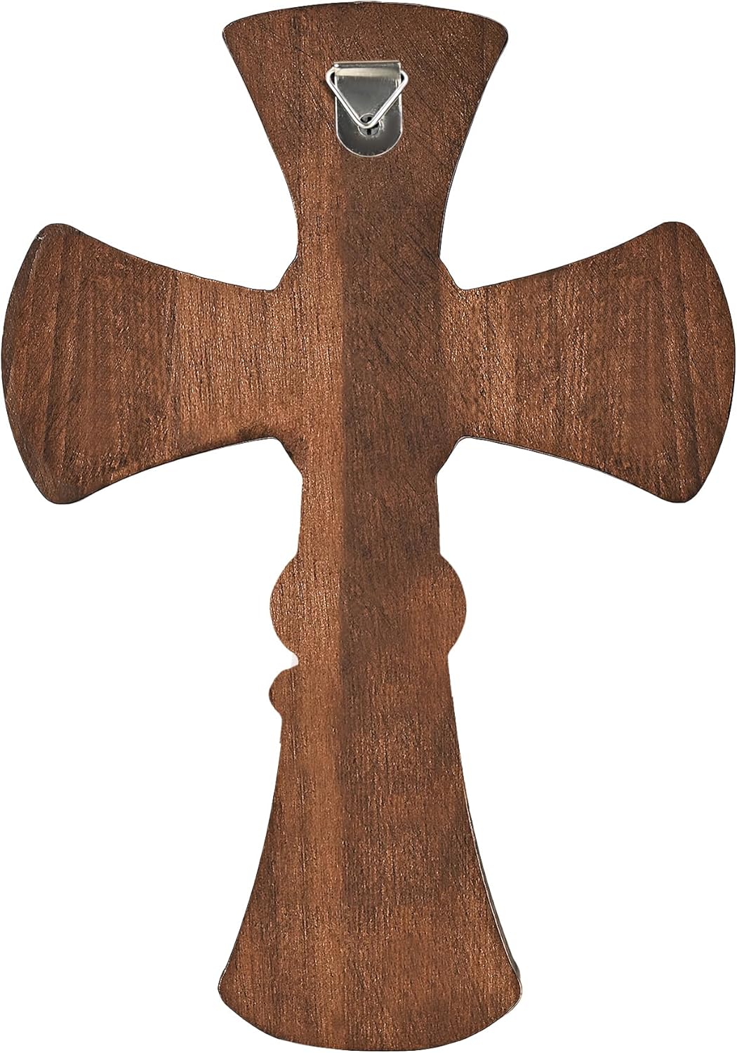 BGCOPPER Wooden Wall Cross Baptism Gifts for Boy, Handmade Cross Wall Decor for Boy, Baby Baptism Cross Decor First Holy Communion Christening Gift - 10 Inch