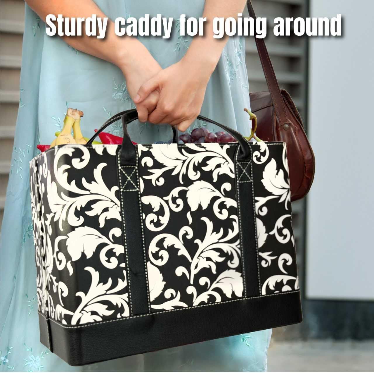 Trenton Gifts File Organizer Tote | Stylish Way To Keep Organized | Damask