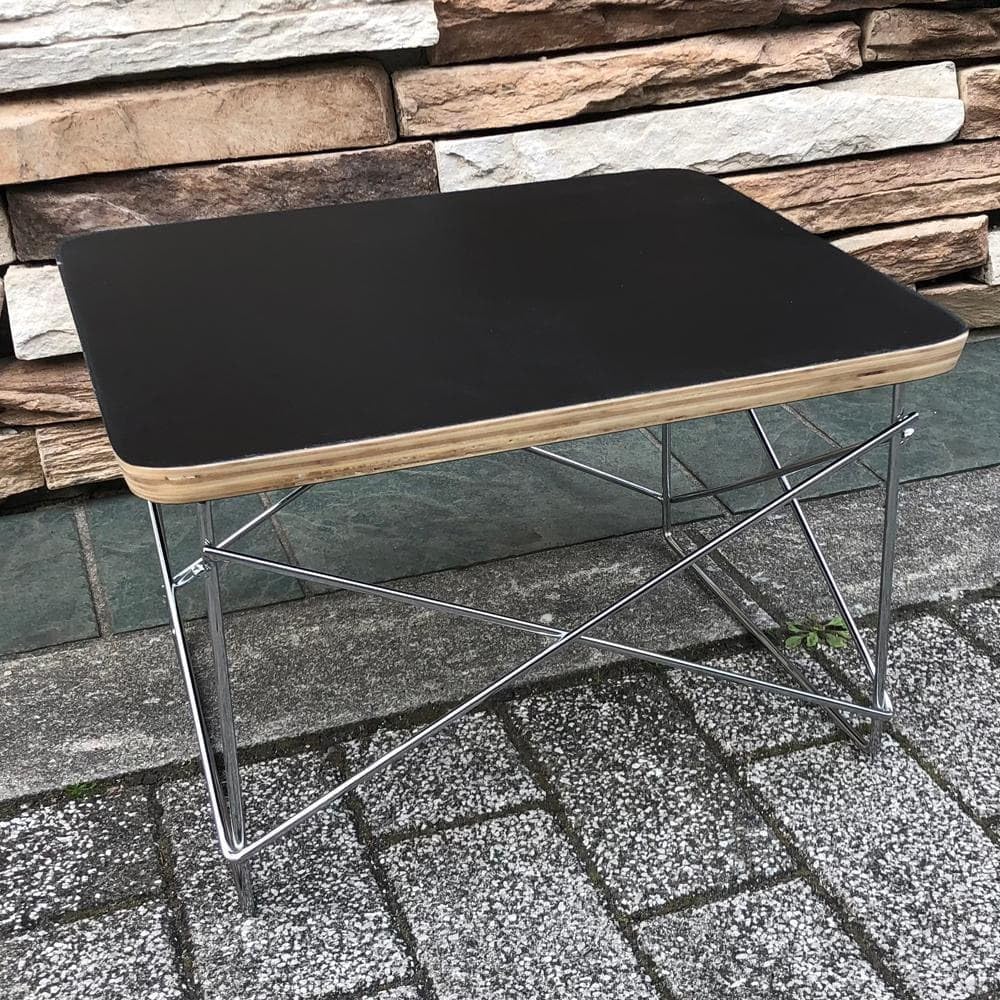 Amazon.co.jp: イームズ LTRテーブル ローテーブル LTRT Eames 机 黒銀 