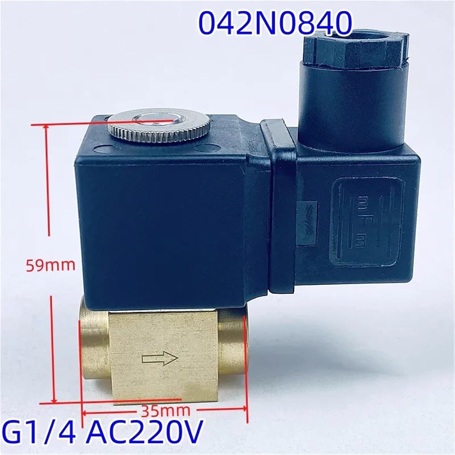 1pc Solenoid valve 042N0840 coil AM230C AC220VEV210A/310A G1/8 G1/4 G3/8(TypeB)