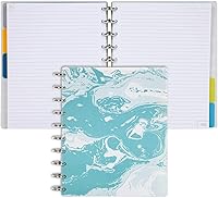 Vista 65 de Talia - Cuadernos de notas con tapas, planificador, personalizables, (Floral azul, Junior 18633 (5.5 pulgadas x 8.5 pulgadas))