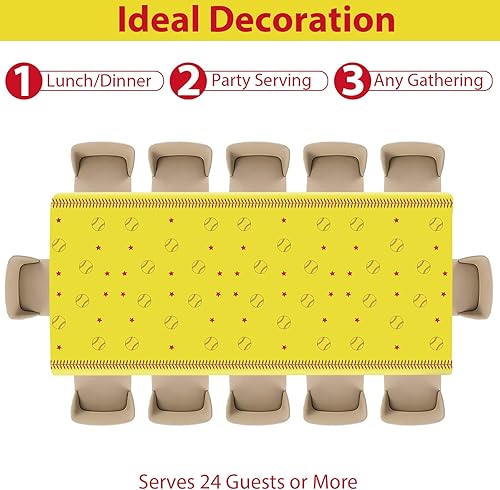 Vista 95 de Qyeahkj Platos de decoración de fiesta de cumpleaños de fútbol, servilletas, suministros de mantel, suministros para 24 invitados, vajilla