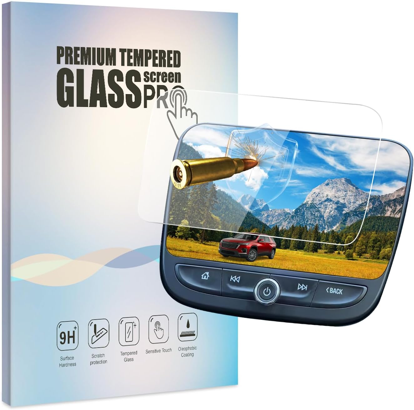 INTGET 2PCS for 2024 Chevrolet Chevy Trax Screen Protector Premium... INTGET 2PCS for 2024 Chevrolet Chevy Trax Screen Protector Premium...