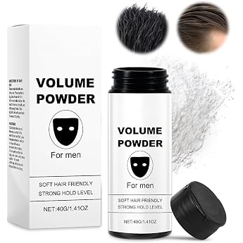 Volumenpuder f r M nner Haarpuder Styling mit Starke Halt & Sofort-Volumen Mattes Finish Nat rliche Inhaltsstoffe Hair Powder Men f r Textur & Langanhaltenden Style 40g*1