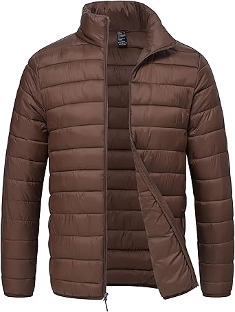 Rapoo Men's Puffer Jackets Lightweight Winter Jackets Coats Water Resistant Windproof Insulated