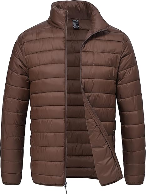 Rapoo Men's Puffer Jackets Lightweight Winter Jackets Coats Water Resistant Windproof Insulated