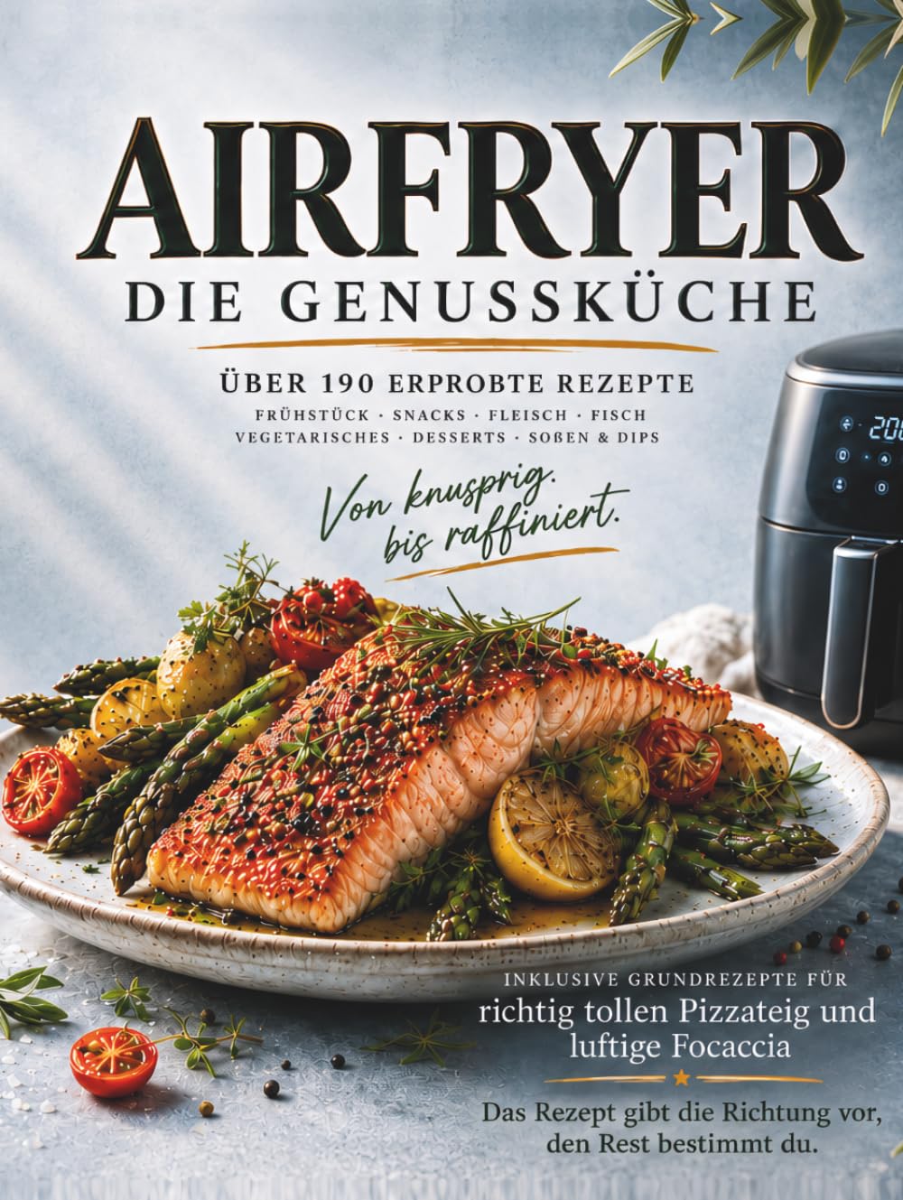 Airfryer – Die Genussküche: Über 190 erprobte Rezepte – von Frühstück & Fingerfood bis Fleisch, Fisch, Vegetarischem, Desserts, Soßen & Dips