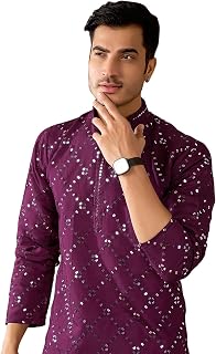 INDIROOP Rangrez Floral All Over Printed Brown Kurta Price In India