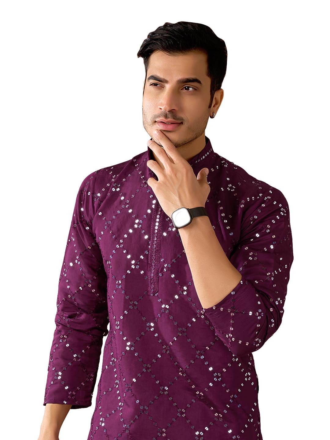 INDIROOP Rangrez Floral All Over Printed Brown Kurta - Review, Price and Buying Guide