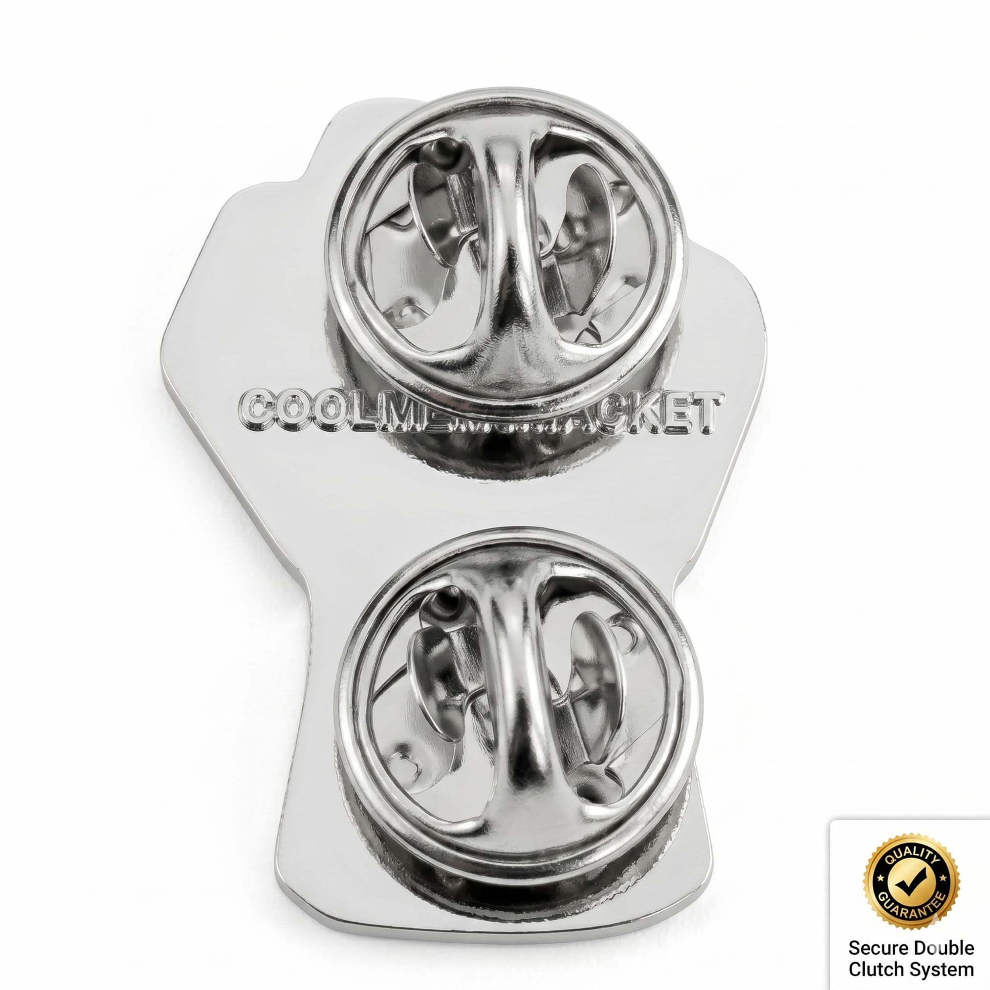 Pins de Puño Levantado Plateado | Broche de Traje para Hombre | Pin de Rock para Mochila | Accesorio para Hombre y Mujer | Regalo Original para Motociclista | Insignia Punk Rebelde y Elegante — view 7