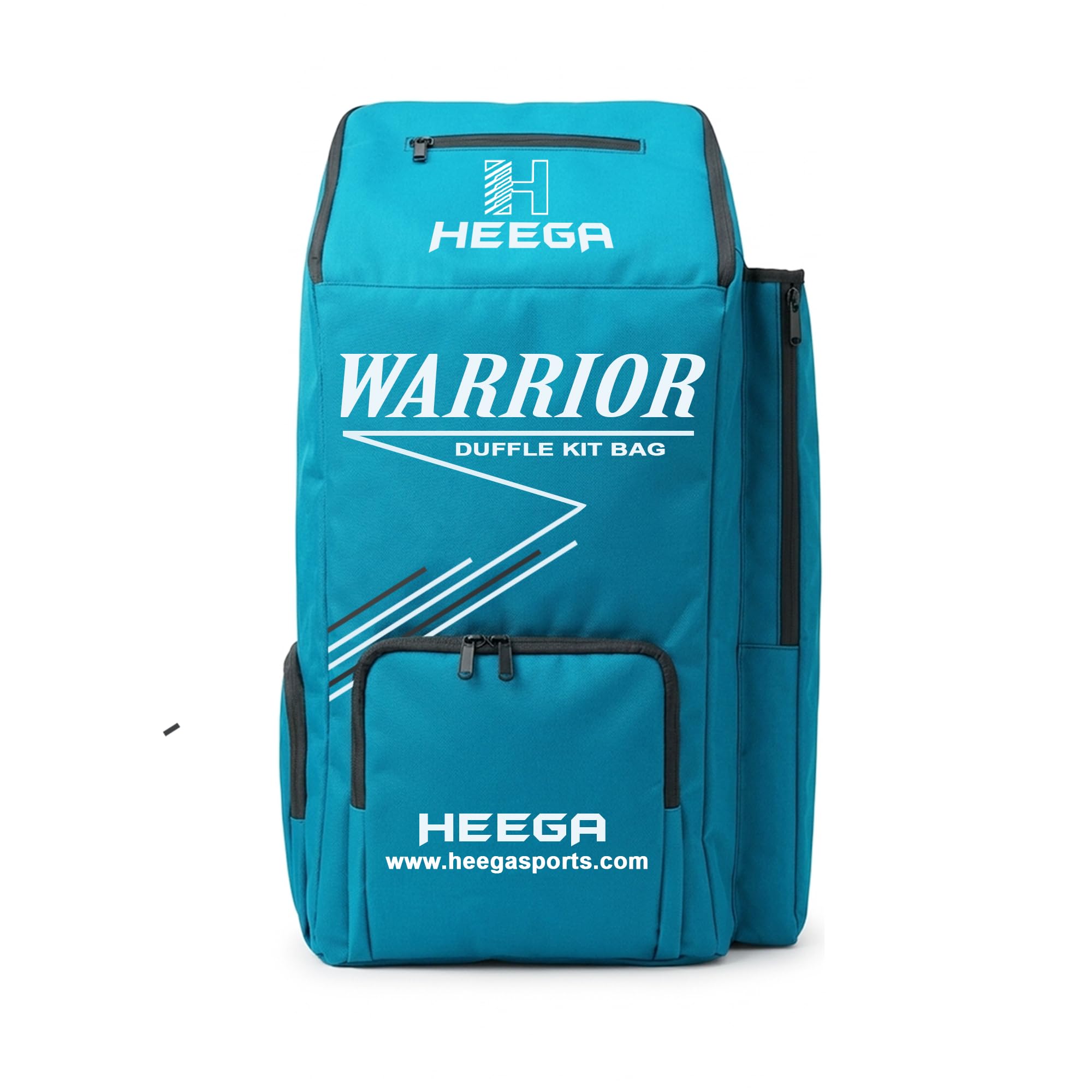 Heega Warrior Duffle Cricket Kit Bag | Cricket Gear Bag with Multiple Compartments, Shoe Pocket & Adjustable Shoulder Straps for Players-image-10
