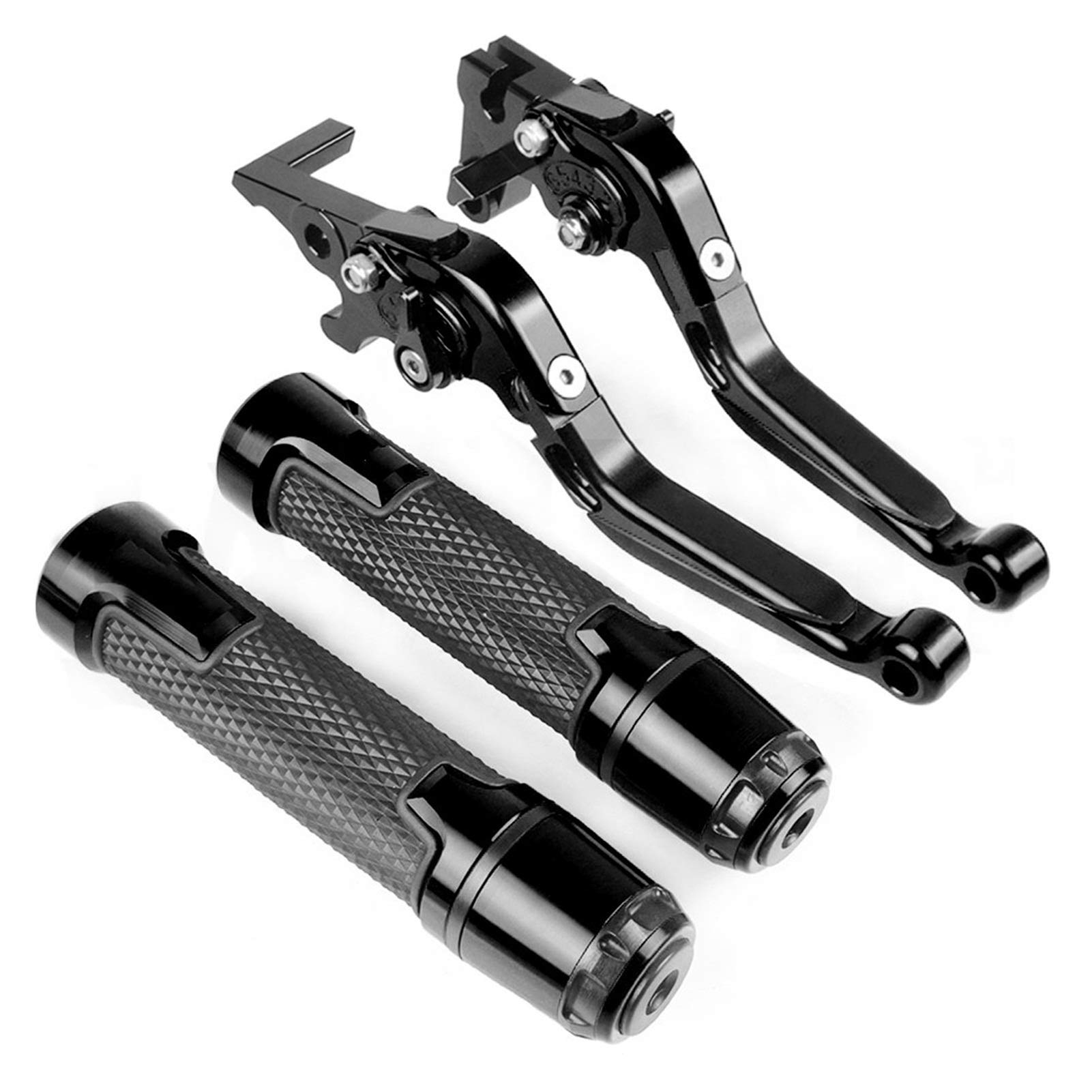 Leviers d'embrayage Accessoires De Moto EXTENDIABLE Le Levier d'embrayage De Frein De Frein De Guidon Se Termine pour Y&amaha YZF R6 1999 2000 2001 2002 2003 2004 Moto Frein Embrayage (Color : A)