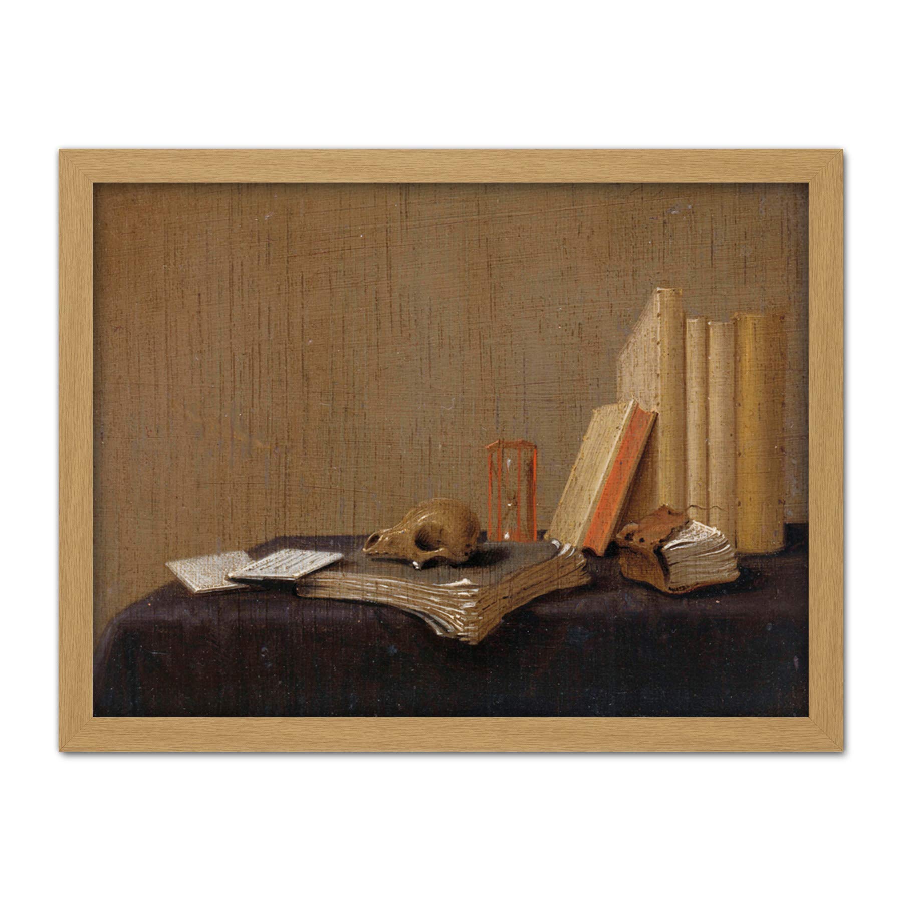 Artery8 Gerrit Van Vucht Vanitas Still Life Painting Artwork Framed Wall Art Print 18X24 Inch