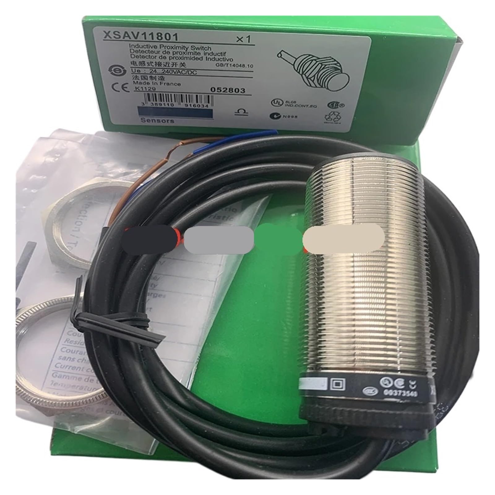 Détecteur de proximité XS3P18MB230 capteur cylindrique inductif pour machine