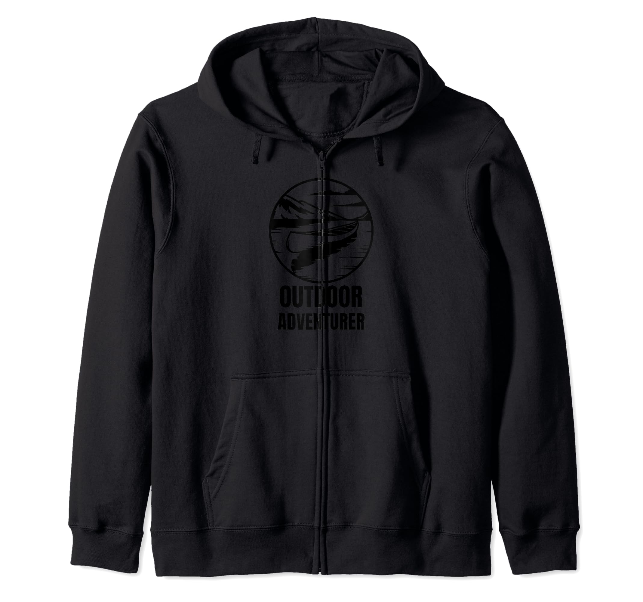 Outdoor Adventurer canoo outdoor design Zip Hoodie