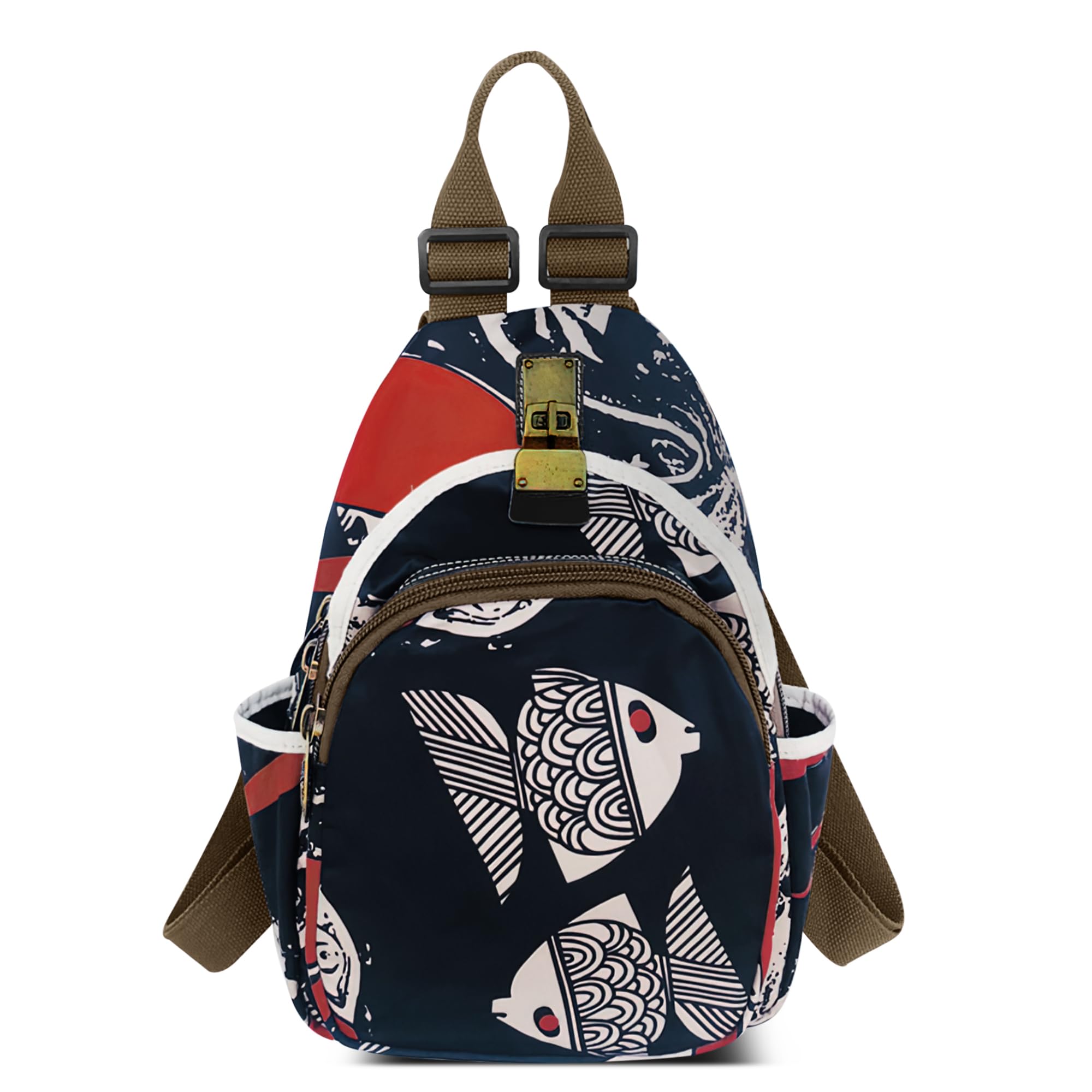 Zainetto Antifurto Donna – Tessuto Oxford Impermeabile, Multi-Tasche, Leggero, Spalline Regolabili – Ideale Per Viaggi, Vacanze, Lavoro, Scuola, Uso Quotidiano (Blu Marino)